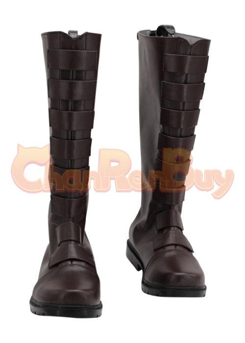 Qui Gon Jinn Shoes Star Wars Cosplay Boots-Chaorenbuy Cosplay