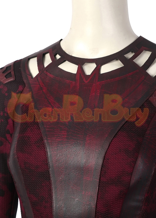 Wanda Scarlet Witch Costume Doctor Strange in the Multiverse of Madness Cosplay Suit Ver 2