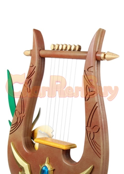 Genshin Impact Barbatos Venti Harp Cosplay Prop-Chaorenbuy Cosplay