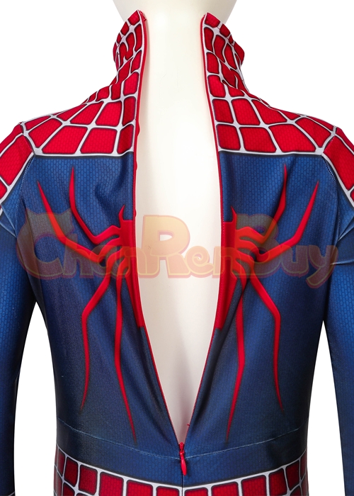 Spider Man 2 Costume Tobey Maguire Cosplay Jumpsuit Kids Size-Chaorenbuy Cosplay