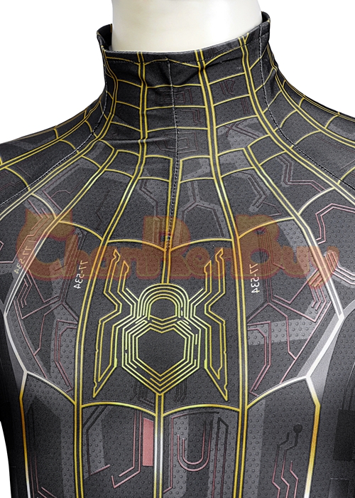 Spider Man 3 No Way Home Costume Cosplay Black Suit Kids Size-Chaorenbuy Cosplay