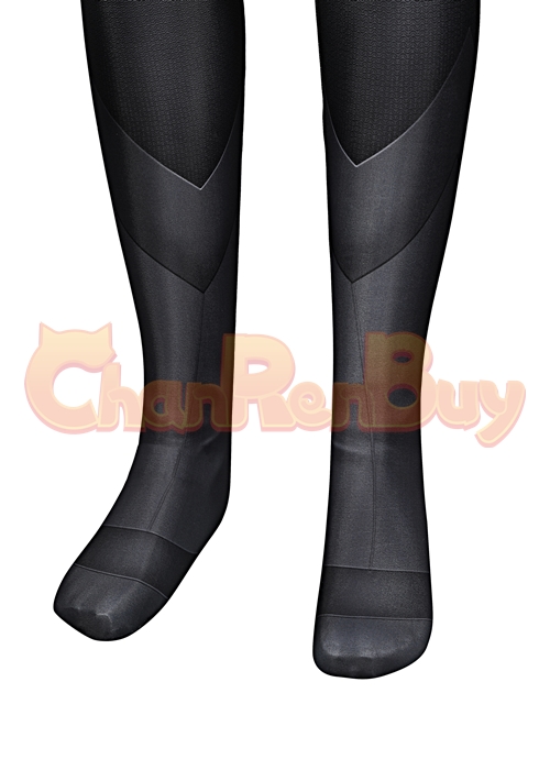 Superhero Man Costume Clark Kent Suit Cosplay Black Ver Kids Size