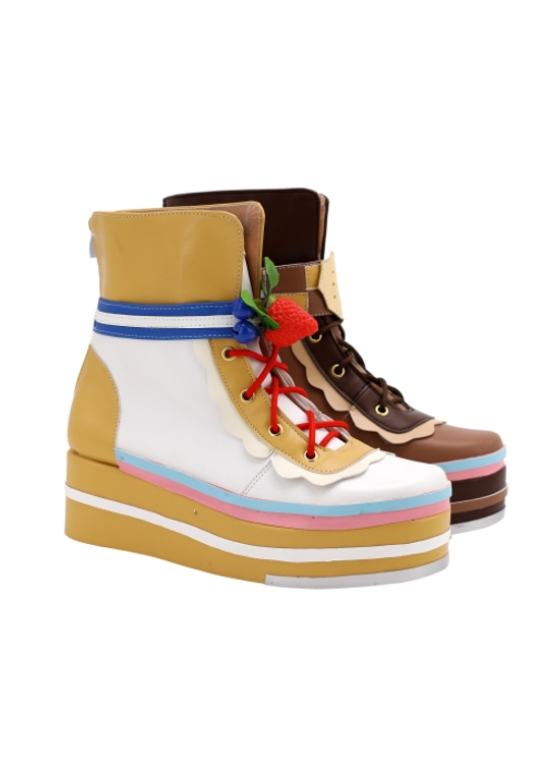 Hishi Akebono Shoes Pretty Derby Cosplay Boots-Chaorenbuy Cosplay
