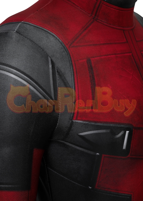 Deadpool Costume Cosplay Jumpsuit Kids Size-Chaorenbuy Cosplay