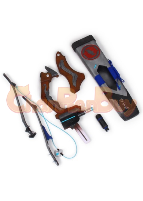 OW Shimada Hanzo Scion Bow and Quiver Cosplay Prop-Chaorenbuy Cosplay