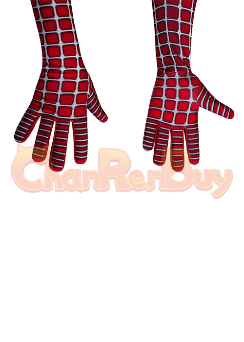 Spider Man 2 Costume Tobey Maguire Cosplay Jumpsuit Kids Size-Chaorenbuy Cosplay