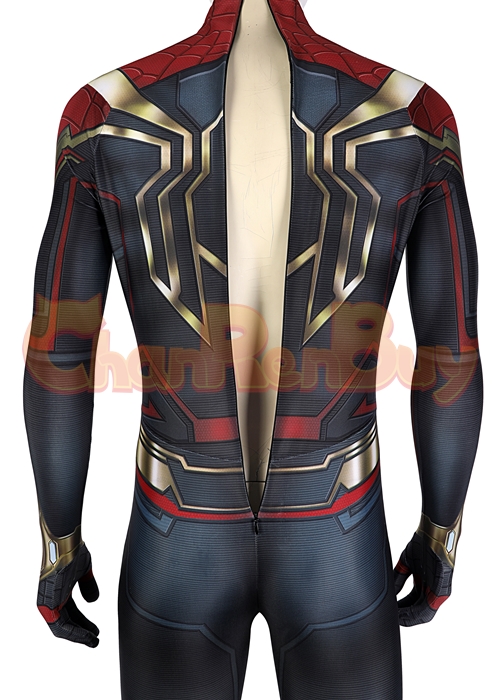 Spider Man 3 No Way Home Iron Spider Classic Black Suit Cosplay Costume-Chaorenbuy Cosplay