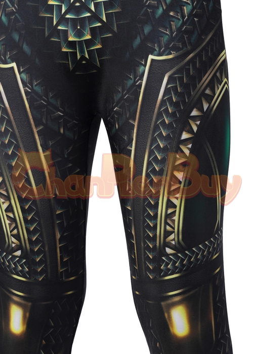 Aquaman and the Lost Kingdom Costume Cosplay Black Suit Kids Size-Chaorenbuy Cosplay