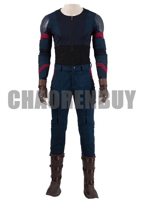 Captain America Costume Avengers Endgame Cosplay Suit Helmet Oufit-Chaorenbuy Cosplay