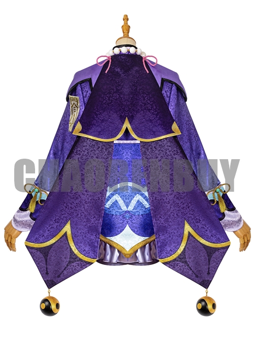 Genshin Impact Qiqi  Costume Cosplay Suit Shoes Wig Outfit-Chaorenbuy Cosplay