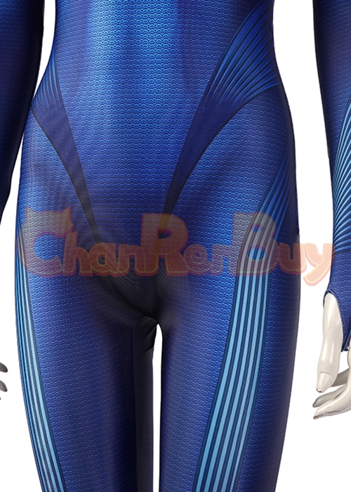 Superhero Girl Costume Kara Zor-El Bodysuit Cosplay