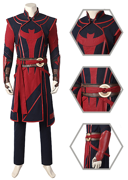 Defender Strange Costume Doctor Strange in the Multiverse of Madness Cosplay Suit Ver 2