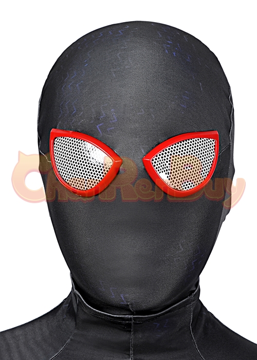 Miles Morales Costume Spider Man Into the Spider Verse Cosplay Suit Kids Size Ver 2