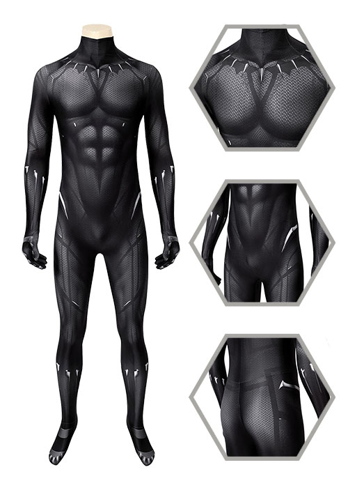 Black Panther Costume T Challa Cosplay Suit-Chaorenbuy Cosplay