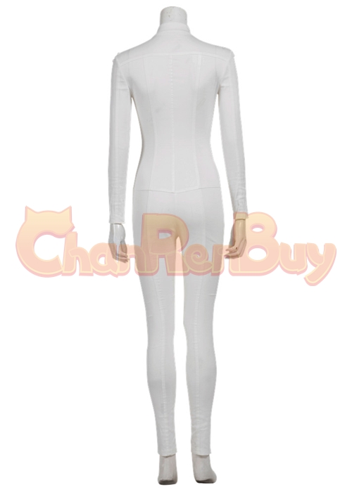 Yelena Belova Costume Black Widow Cosplay White Suit Boots Outfit-Chaorenbuy Cosplay