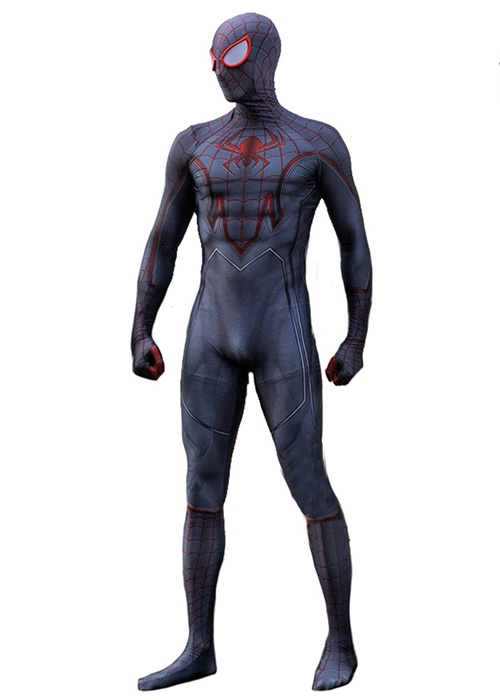 Spider-Man PS5 Miles Morales BODEGA Cat Suit Costume Cosplay Bodysuit for Adult Kid