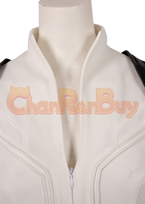 Black Widow Costume Natasha Romanoff  Cosplay Suit Boots Outfit White Version-Chaorenbuy Cosplay