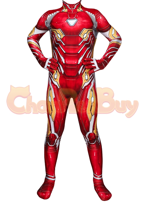 Iron Man Costume Avengers Endgame Cosplay Nanotech Suit Kids Size -Chaorenbuy Cosplay