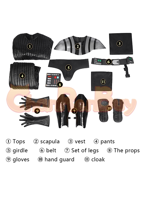 Darth Vader Costume Obi-Wan Kenobi 2022 Cosplay Suit-Chaorenbuy Cosplay