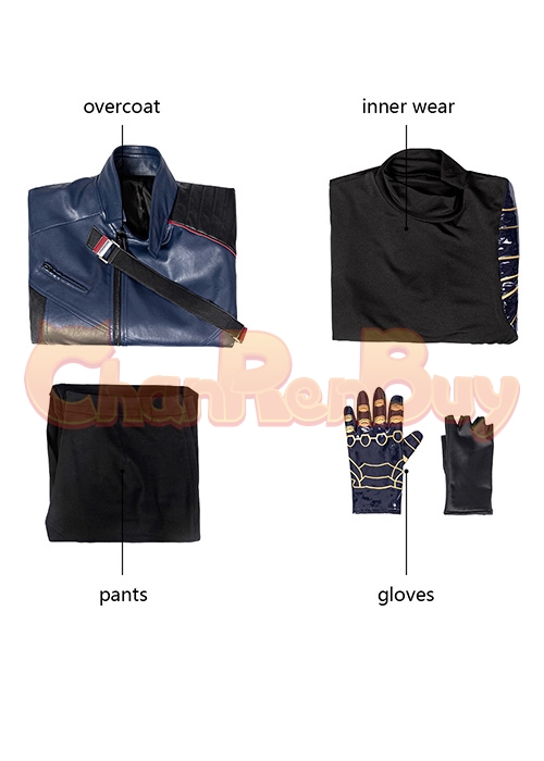 The Falcon and the Winter Soldier Costume Bucky Barnes Cosplay Suit -Chaorenbuy Cosplay