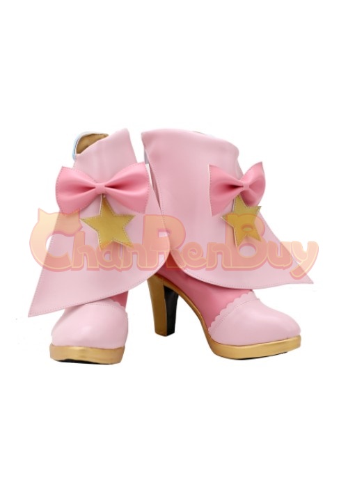 Nijino Yume Shoes Aikatsu Stars Cosplay Boots-Chaorenbuy Cosplay