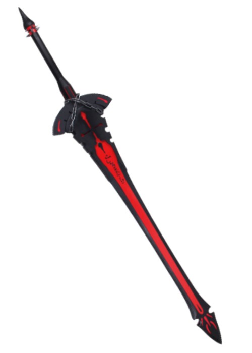 Fate Zero Berserker Aroundight Lancelot Black Sword Cosplay Prop-Chaorenbuy Cosplay