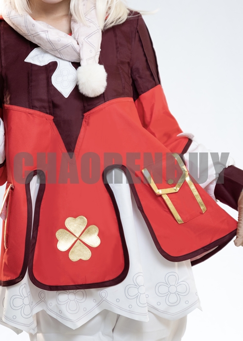 Genshin Impact Klee Costume Cosplay Suit Boots Wig Outfit-Chaorenbuy Cosplay