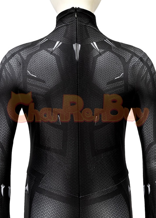 Black Panther Costume Captain America Civil War Cosplay Suit Kids Size-Chaorenbuy Cosplay