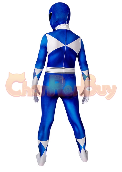 Mighty Morphin Power Rangers Costume Cosplay Suit Kids Size-Chaorenbuy Cosplay