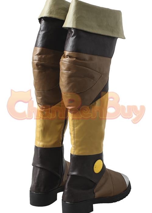 Princess Zelda Shoes The Legend of Zelda Breath of the Wild Cosplay Costume Boots-Chaorenbuy Cosplay