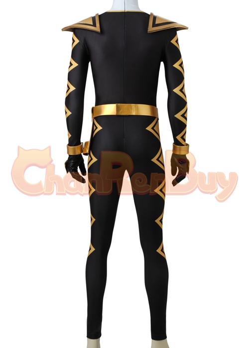 Black Dino Ranger Costume Power Rangers Dino Thunder Cosplay Suit-Chaorenbuy Cosplay