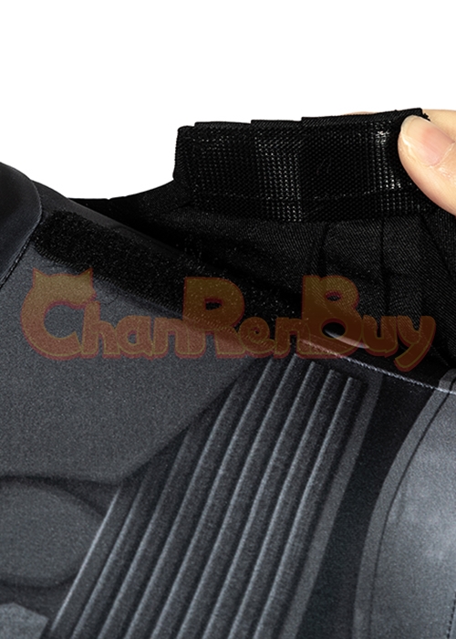 Superhero Bat Style Man Costume Bodysuit Cosplay Robert Pattinson Ver