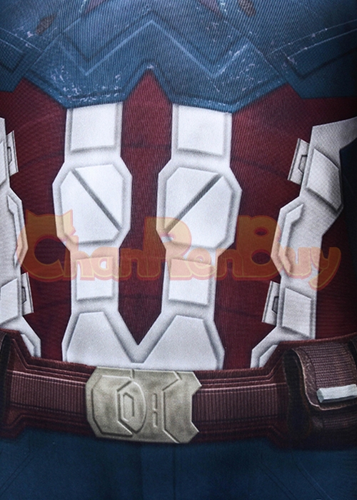 Captain America Costume Avengers Infinity War Cosplay Jumpsuit Kids Size-Chaorenbuy Cosplay