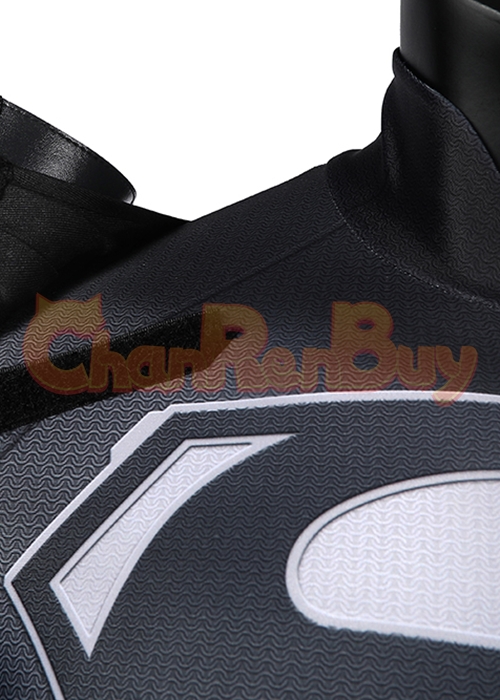 Superhero Man Costume Clark Kent Suit Cosplay Black Ver