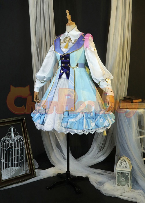Kamisato Ayaka Costume Genshin Impact Springbloom Missive Cosplay Suit-Chaorenbuy Cosplay
