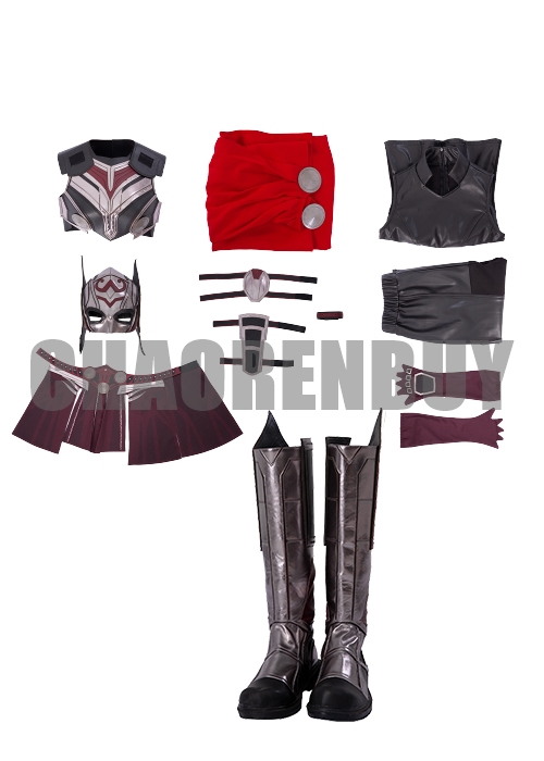 Thor Love and Thunder Jane Foster Costume Cosplay Suit Boots Outfit-Chaorenbuy Cosplay
