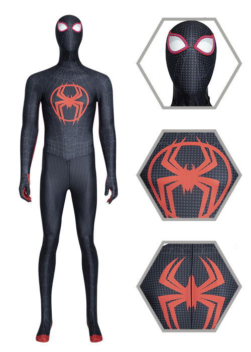 Spider-Man: Across the Spider-Verse Costume Miles Morales Cosplay Suit-Chaorenbuy Cosplay