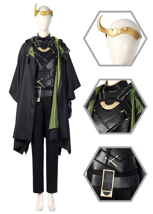 Lady Loki Sylvie Costume Cosplay Suit  Ver 2-Chaorenbuy Cosplay