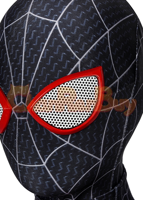 Miles Morales Costume Kids Spider Man Into the Spider Verse Cosplay Jumpsuit Kids Size