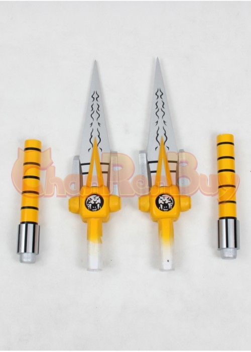 Mighty Morphin Power Rangers Yellow Ranger Boy Power Daggers Cosplay Prop-Chaorenbuy Cosplay