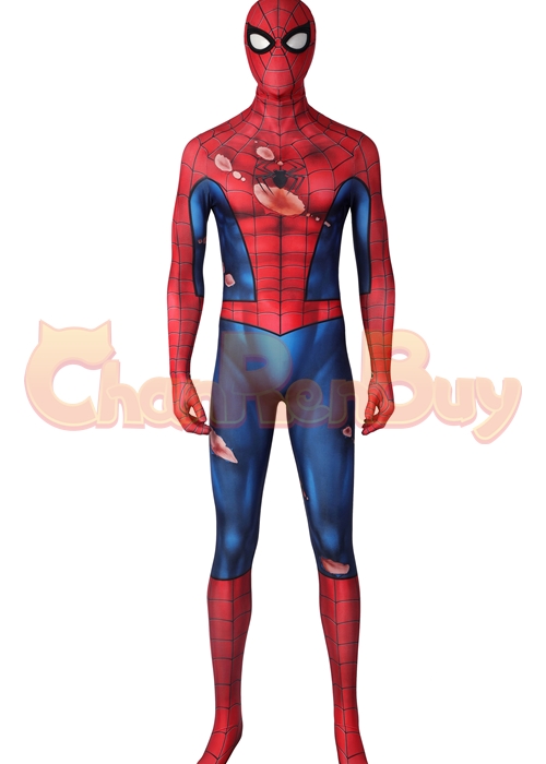 Spider Man Amazing Spider Man Negative Spider-UK Damaged Suit Cosplay Costume-Chaorenbuy Cosplay