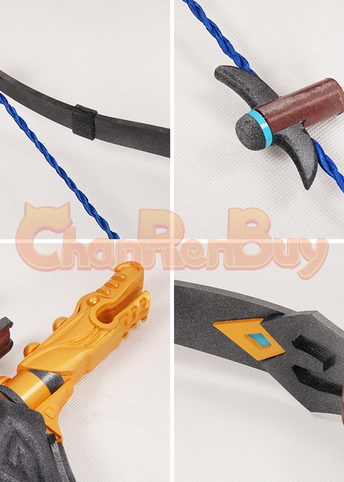Overwatch OW Hanzo Storm Bow Arrow & Quiver Cosplay Prop-Chaorenbuy Cosplay