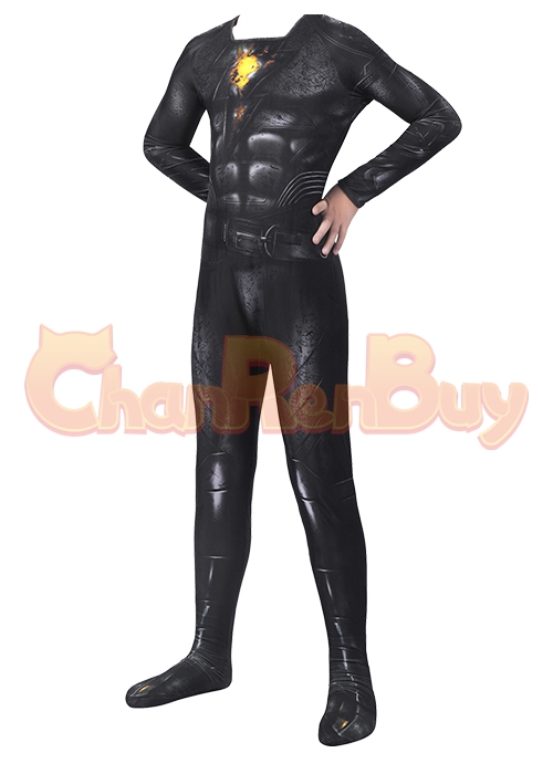 Black Adam Costume Teth-Adam Cosplay Jumpsuit Kids Size-Chaorenbuy Cosplay