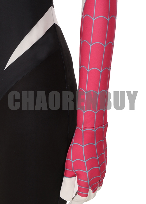 Spider Gwen Costume Spider-Man: Into the Spider-Verse Gwen Stacy Cosplay Suit Shoes Outfit