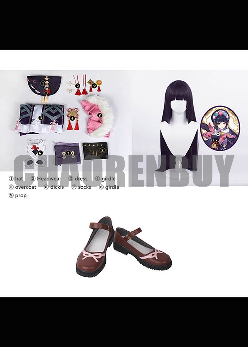 Yunjin Costume Genshin Impact Cosplay Suit Shoes Wig Outfit-Chaorenbuy Cosplay