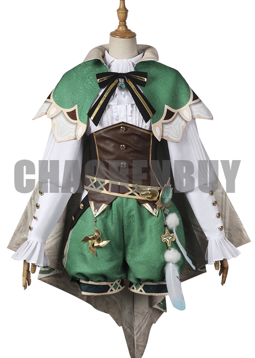 Venti Costume Genshin Impact Cosplay Suit Shoes Wig Outfit-Chaorenbuy Cosplay