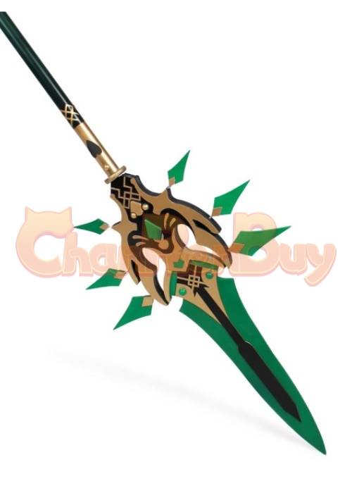 Genshin Impact Xiao Zhongli Cosplay Primordial Jade Winged Spear-Chaorenbuy Cosplay