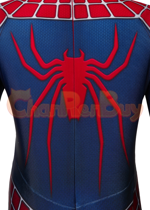 Spider Man 2 Costume Tobey Maguire Cosplay Jumpsuit Kids Size-Chaorenbuy Cosplay