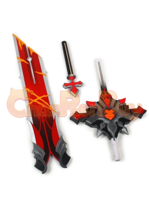 Genshin Impact Wolf's Gravestone Cosplay Sword-Chaorenbuy Cosplay