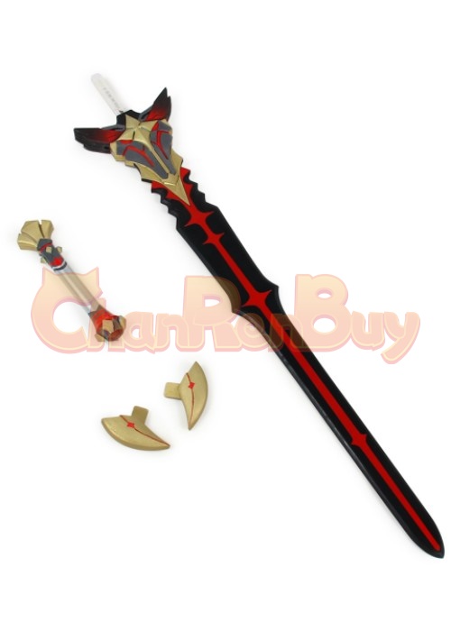Genshin Impact Cosplay Keqing Black Sword-Chaorenbuy Cosplay